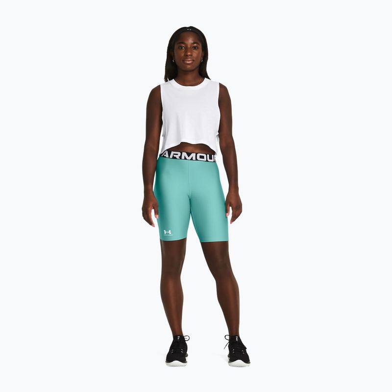 Spodenki damskie Under Armour HG Authentics 8in radial turquoise/white 2