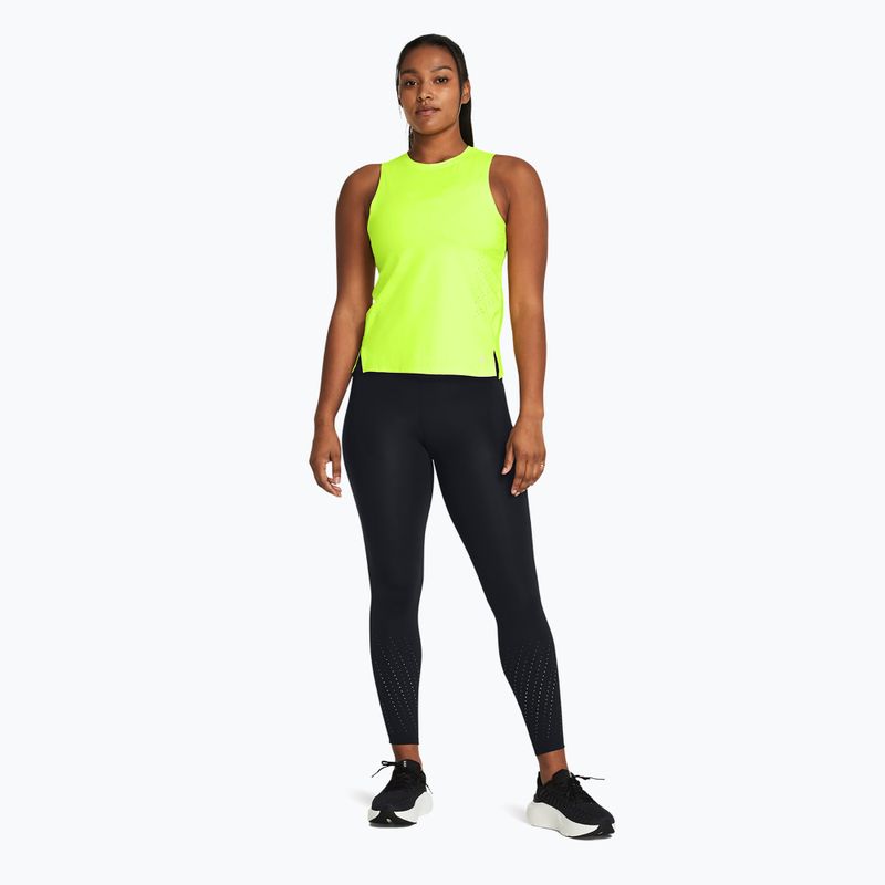 Legginsy do biegania damskie Under Armour Launch Elite Ankle black/reflective 2