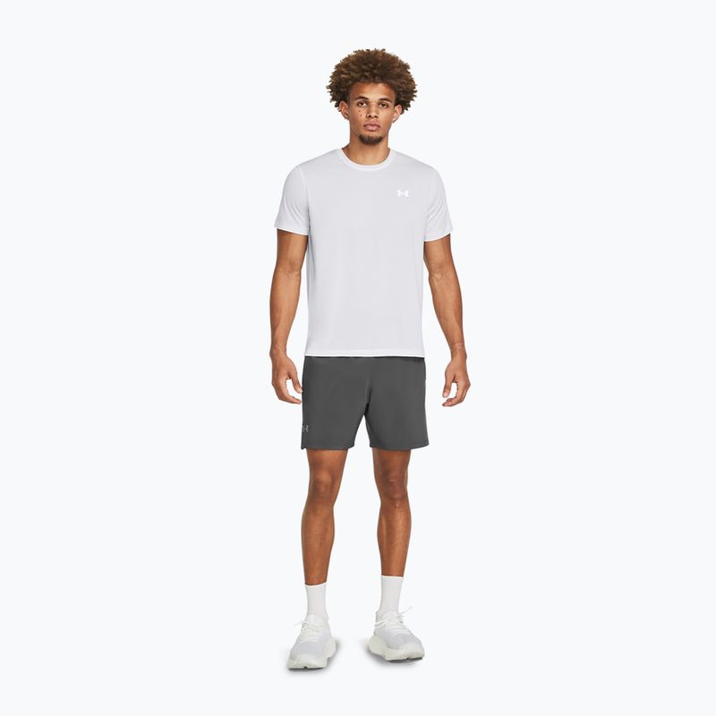 Spodenki do biegania męskie Under Armour Launch Elite 2In1 7'' castelrock/ castelrock/reflective 2