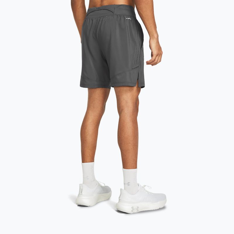 Spodenki do biegania męskie Under Armour Launch Elite 2In1 7'' castelrock/ castelrock/reflective 3