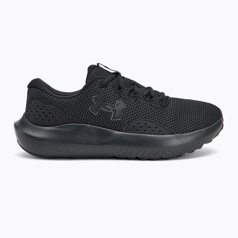 Buty do biegania męskie Under Armour Charged Surge 4 black/black/black 2