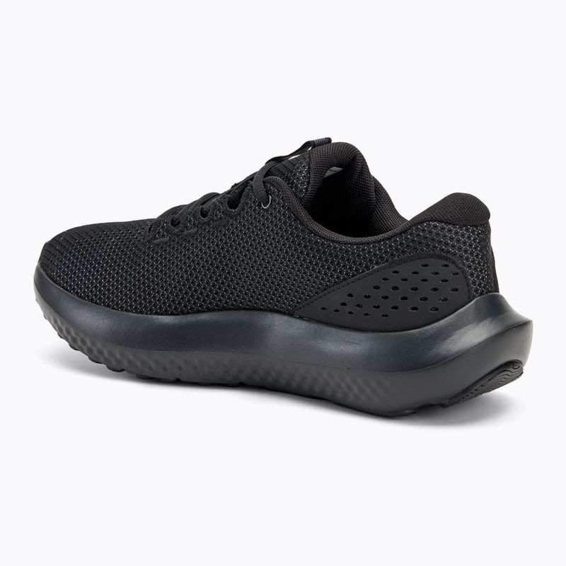 Buty do biegania męskie Under Armour Charged Surge 4 black/black/black 3