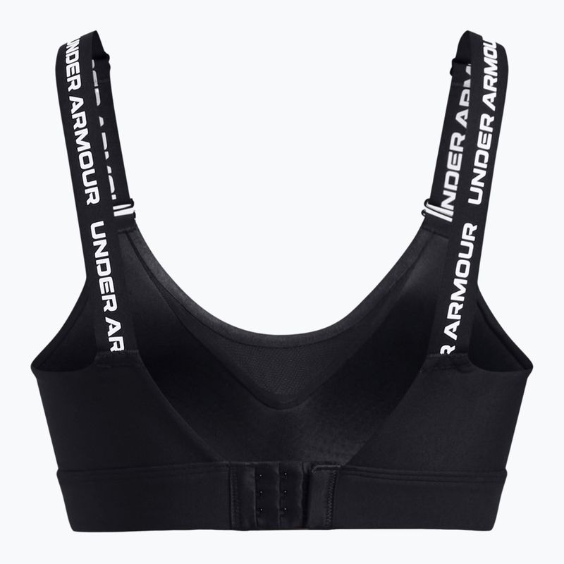 Biustonosz treningowy Under Armour Infinity High 2.0 black/white 4