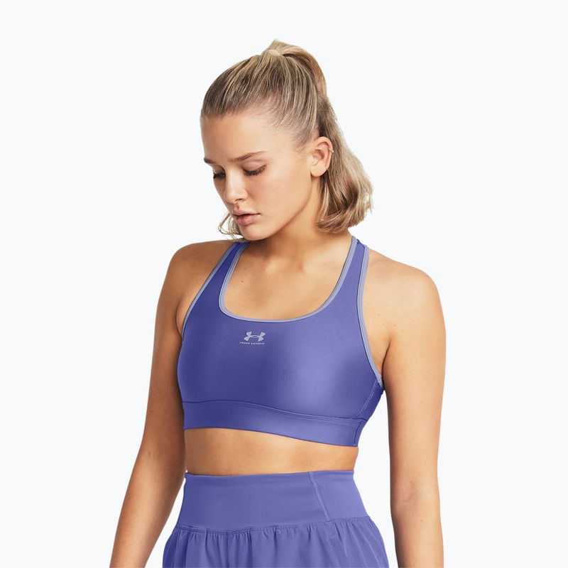 Biustonosz treningowy Under Armour Authentics Mid Paddles starlight/ celeste/celeste