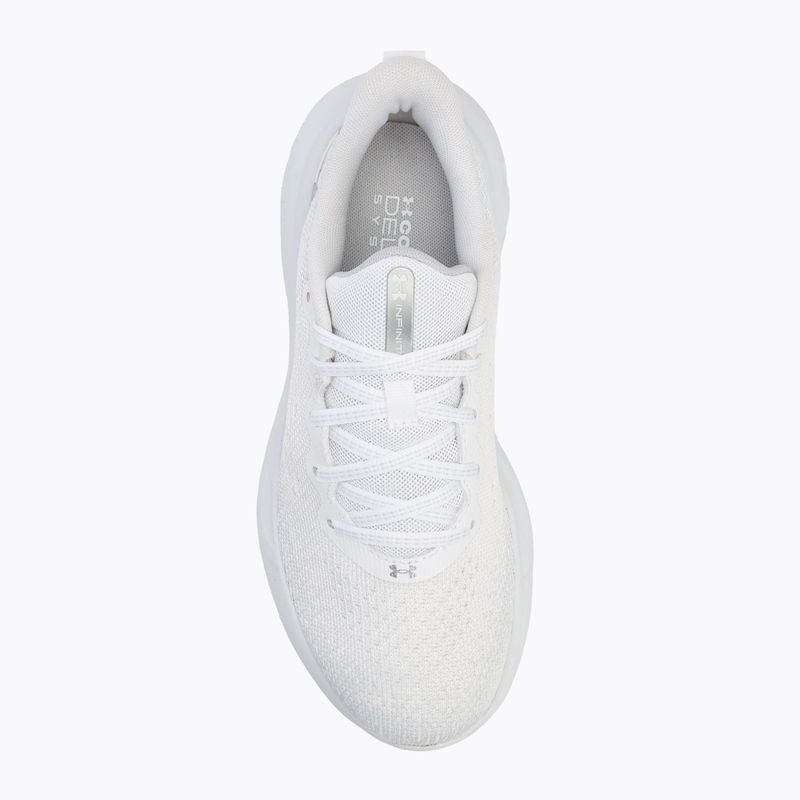 Buty do biegania damskie Under Armour Infinite white/white/metallic silver 5