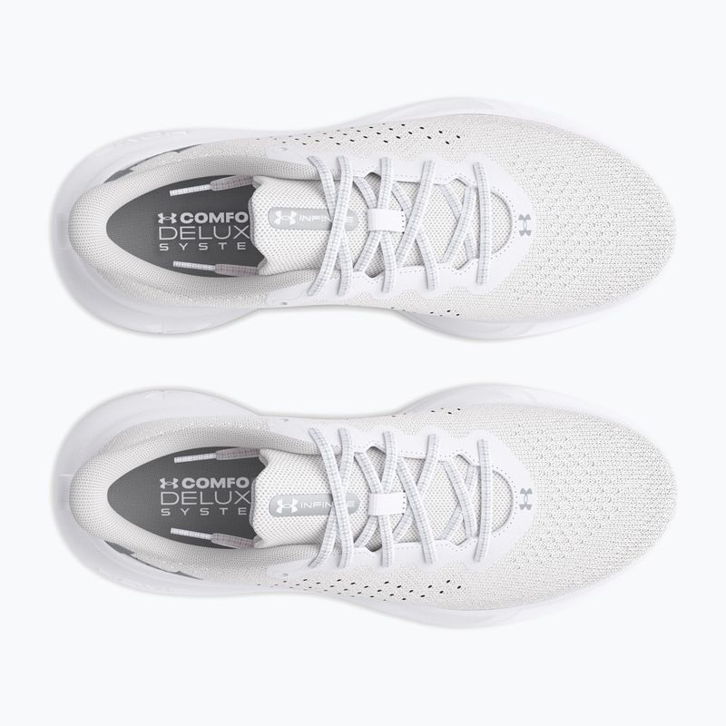 Buty do biegania damskie Under Armour Infinite white/white/metallic silver 11