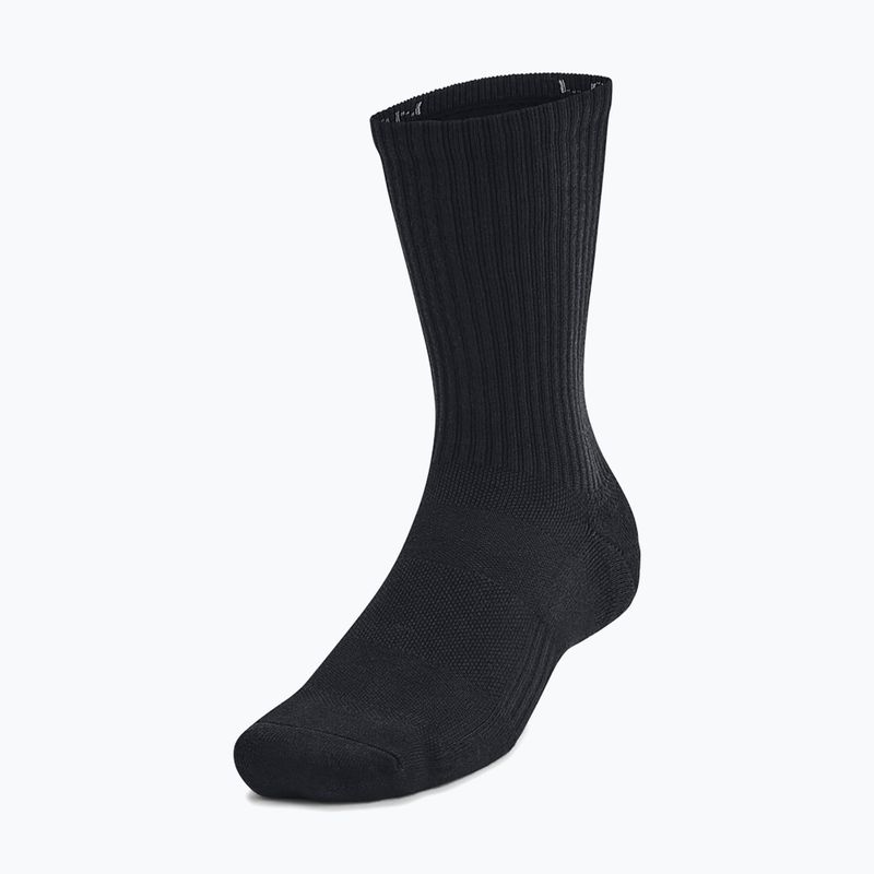 Skarpety Under Armour Training Cotton Crew 3 pary black/black/white 2
