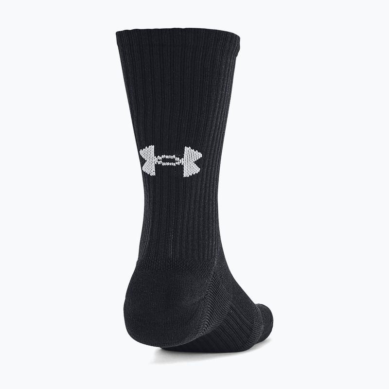 Skarpety Under Armour Training Cotton Crew 3 pary black/black/white 4