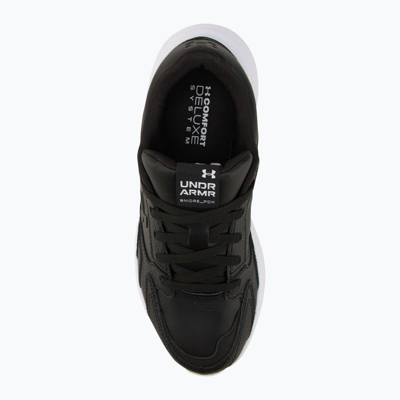 Buty treningowe męskie Under Armour Edge Leather black/black/white 5