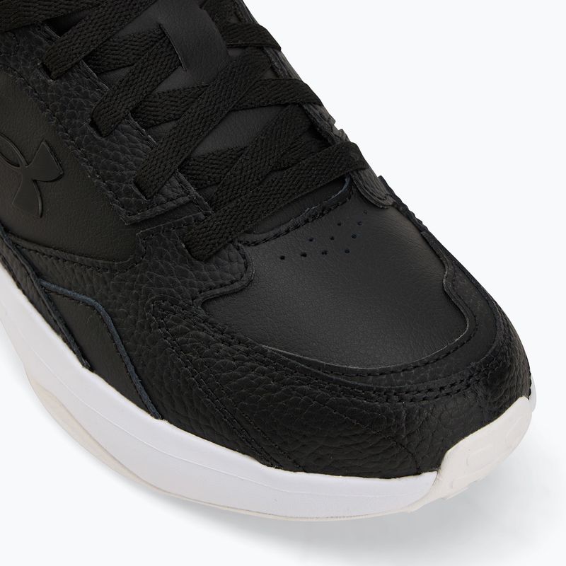 Buty treningowe męskie Under Armour Edge Leather black/black/white 7
