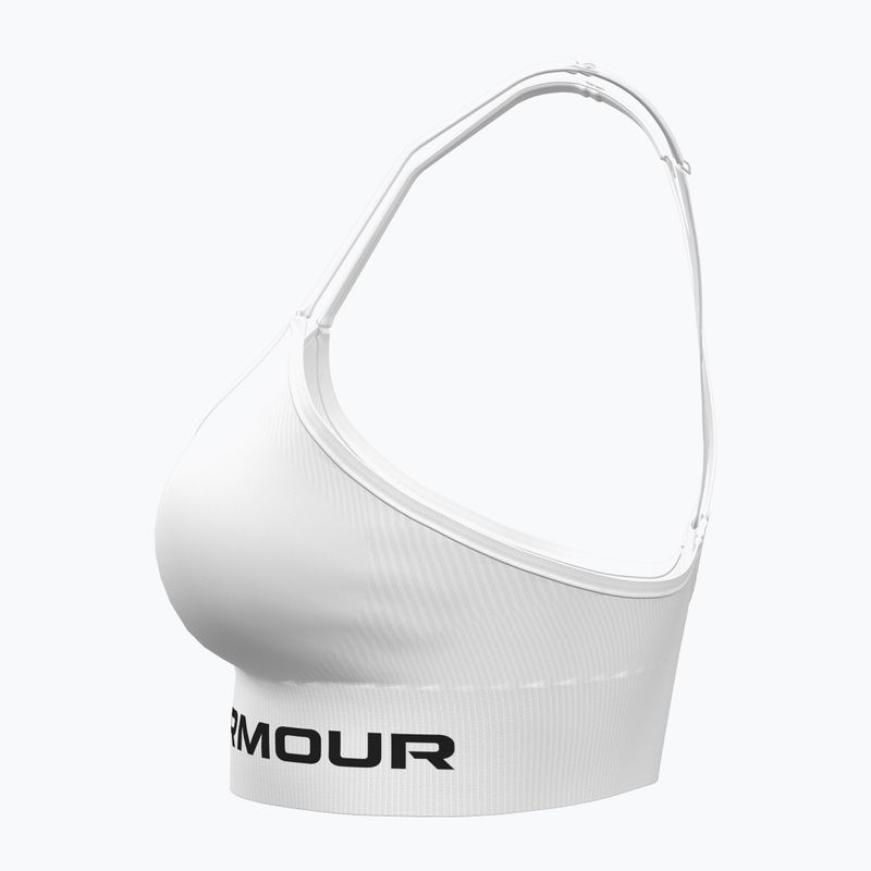 Biustonosz treningowy Under Armour Vanish Seamless Low white/black 4