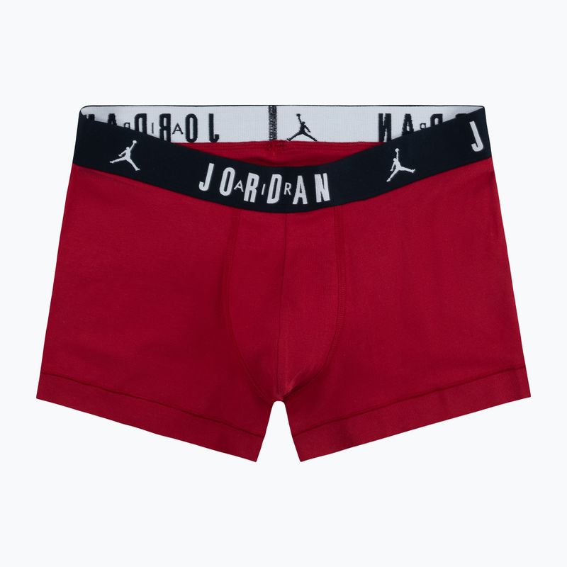 Bokserki męskie Nike Jordan JHM Flight Cotton Trunk 3 pary gym red/black 4