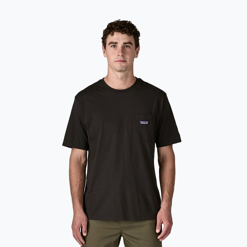 Koszulka męska Patagonia Daily Pocket Tee black