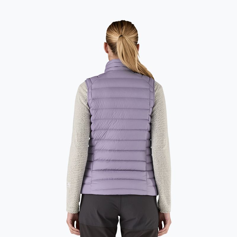 Bezrękawnik damski Patagonia Down Sweater concrete purple 2