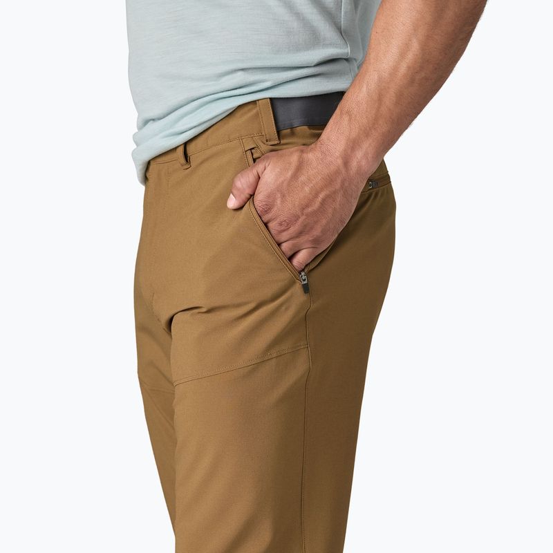 Spodnie trekkingowe męskie Patagonia Terravia Trail Regular coriander brown 3