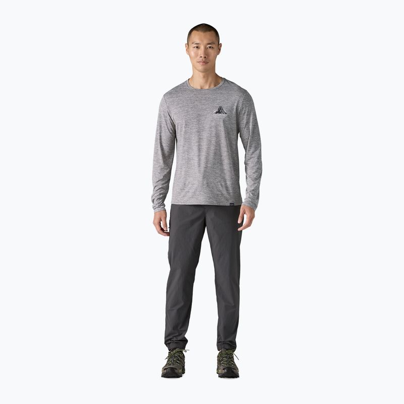 Longsleeve męski Patagonia Cap Cool Daily Graphic Lands chouinard crest/feather grey 2