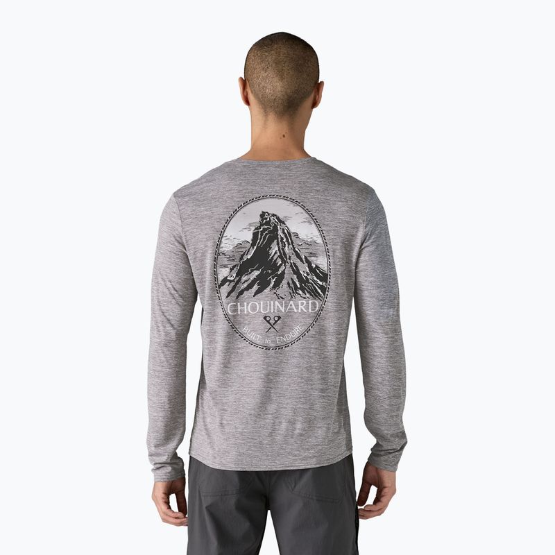 Longsleeve męski Patagonia Cap Cool Daily Graphic Lands chouinard crest/feather grey 3