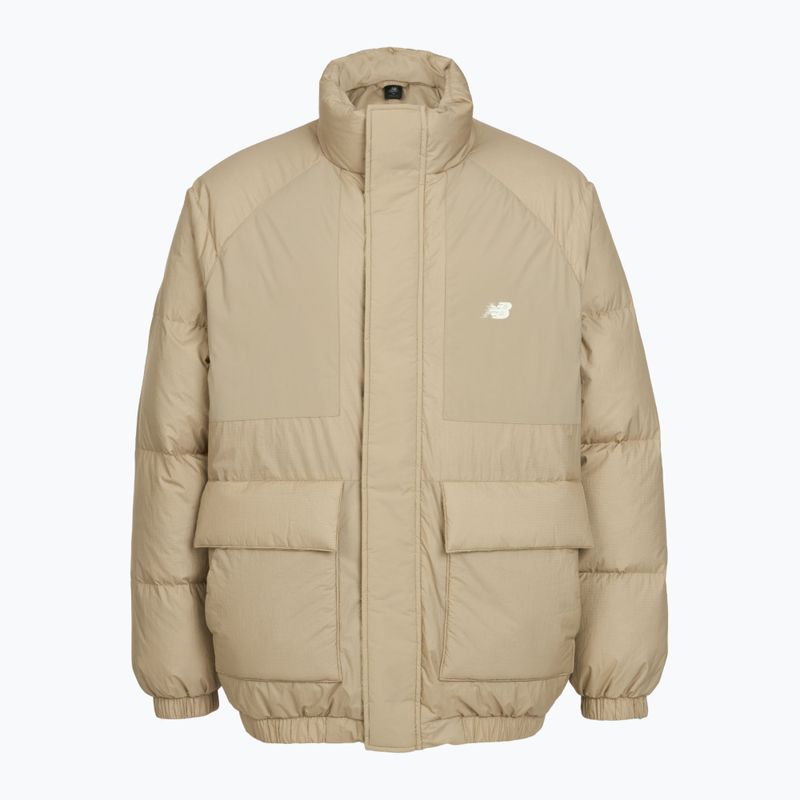 Kurtka puchowa męska New Balance NBX Academy Mix Down beige