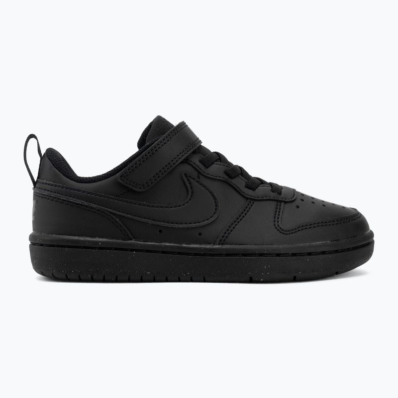 Buty dziecięce Nike Court Borough Low Recraft black/black/black 2