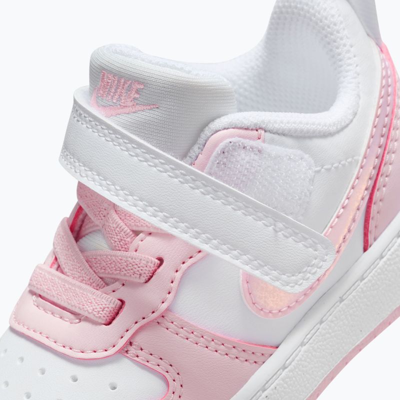 Buty dziecięce Nike Court Borough Low Recraft white/pink foam 6