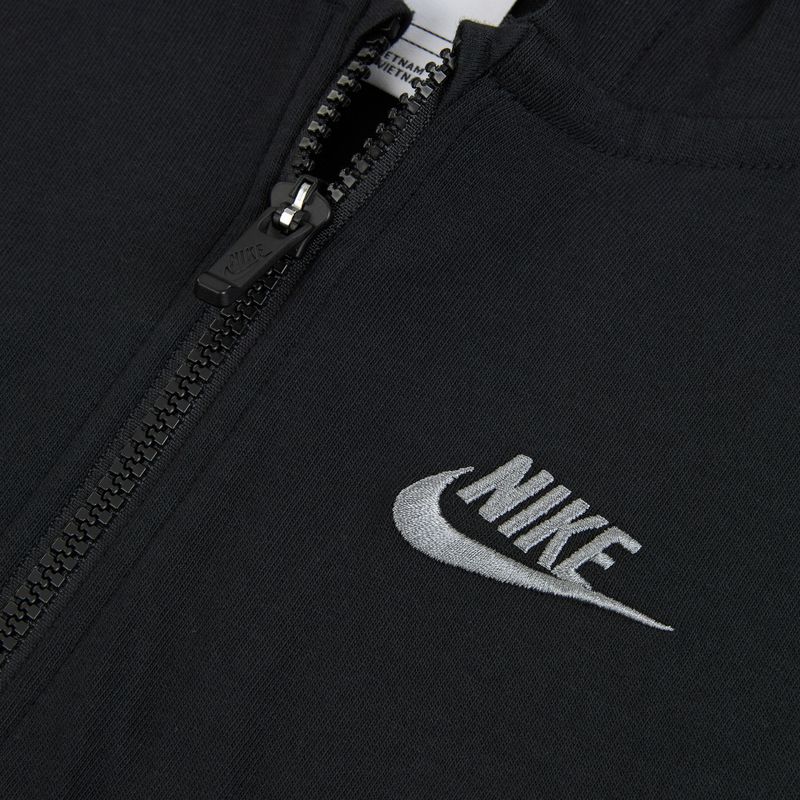 Bluza dziecięca Nike Sportswear Full Zip Hoodie black/flat pewter 9