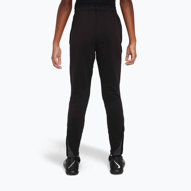 Spodnie piłkarskie dziecięce Nike Dri-FIT Strike Jr black/black/anthracite/white 3