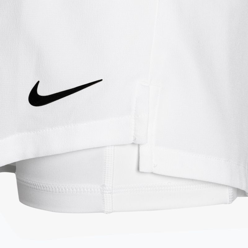 Spodenki tenisowe damskie Nike Court Dri-Fit Advantage white/white/black 4