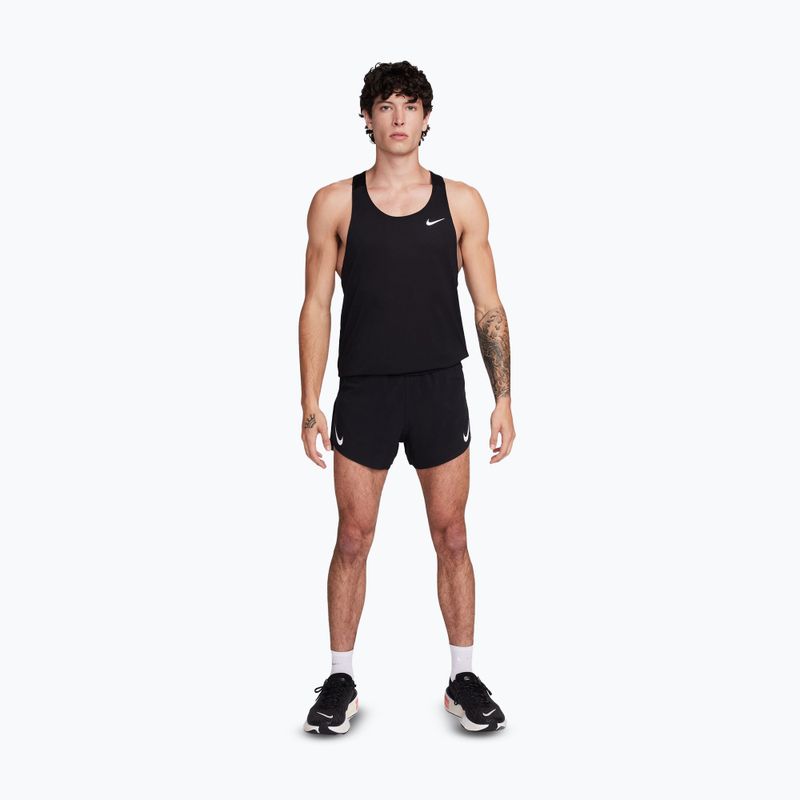 Spodenki do biegania męskie Nike AeroSwift Dri-Fit ADV 4" black/summit white 2