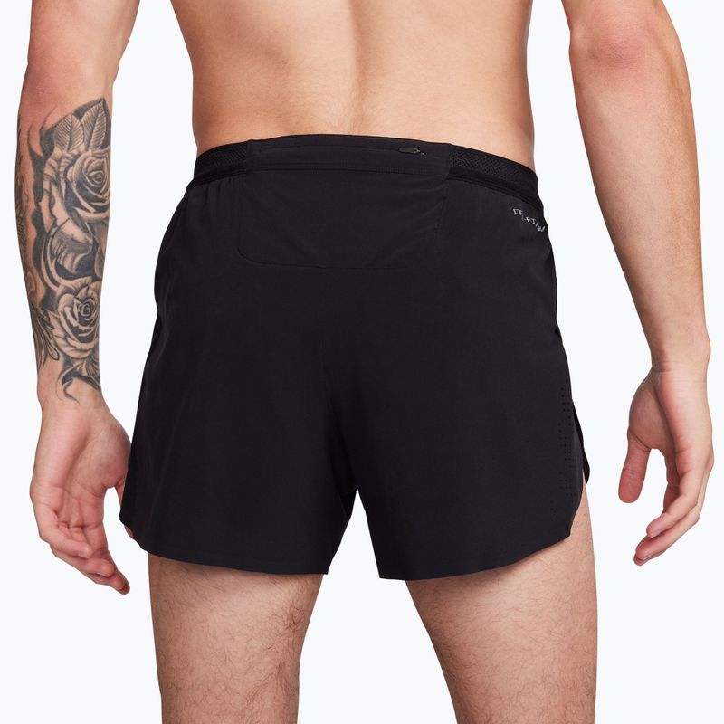 Spodenki do biegania męskie Nike AeroSwift Dri-Fit ADV 4" black/summit white 4