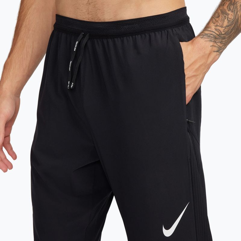 Spodnie do biegania męskie Nike AeroSwift Dri-Fit ADV black/summit white 4