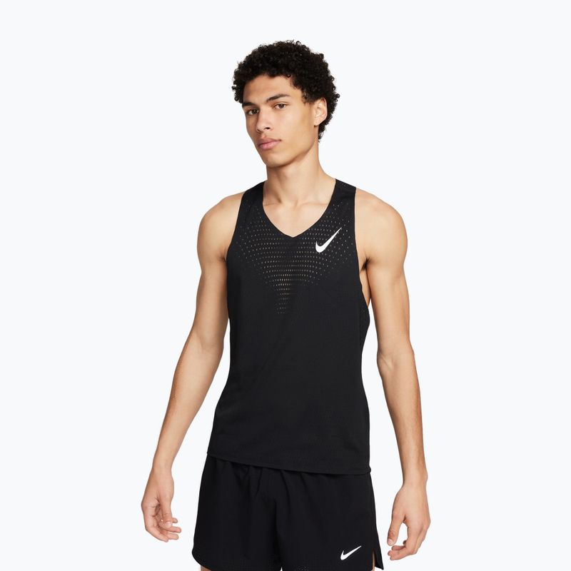 Koszulka do biegania męska Nike AeroSwift Dri-Fit ADV black/summit white