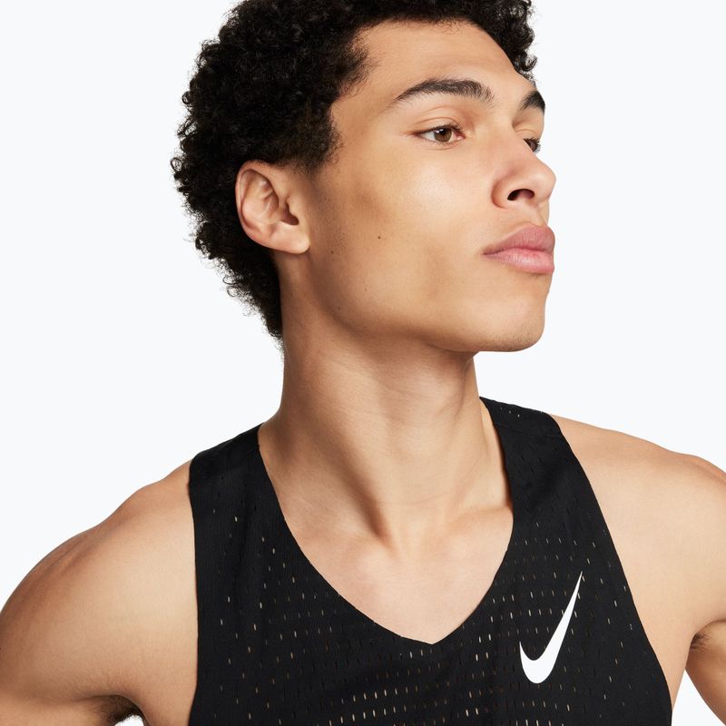 Koszulka do biegania męska Nike AeroSwift Dri-Fit ADV black/summit white 4