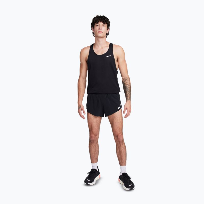 Spodenki do biegania męskie Nike AeroSwift Dri-Fit ADV black/summit white 2