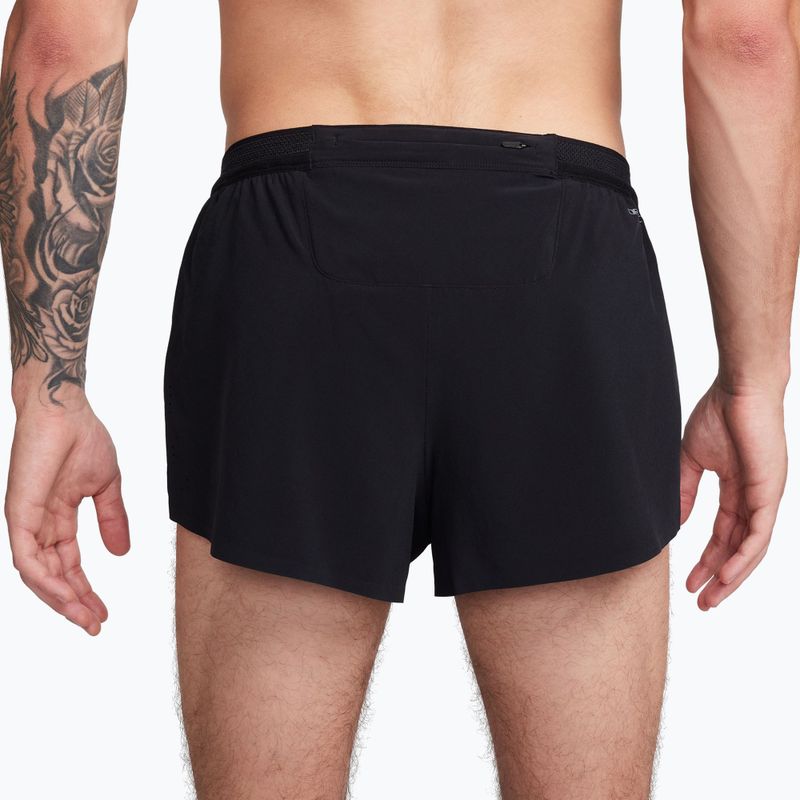 Spodenki do biegania męskie Nike AeroSwift Dri-Fit ADV black/summit white 4