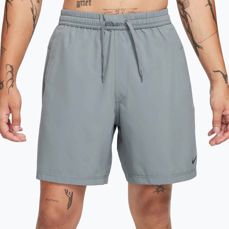 Spodenki do biegania męskie Nike Form Dri-FIT 7" Unlined Versatile smoke grey/black 4