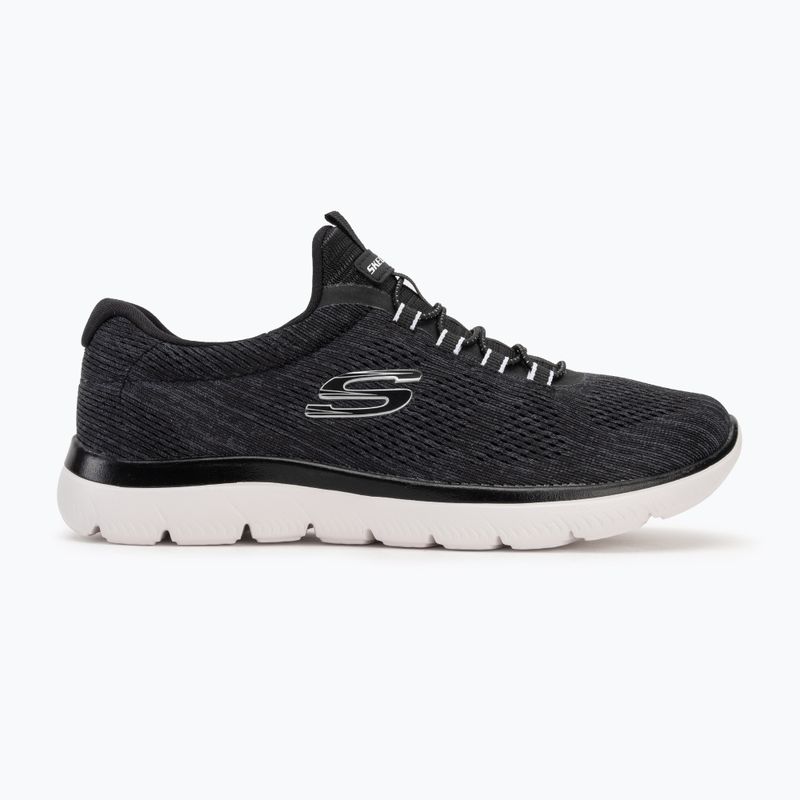 Buty damskie SKECHERS Summits Fun Flare black/white 2