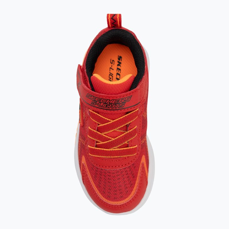 Buty dziecięce SKECHERS S-Lights Tri-Namics red/orange 5