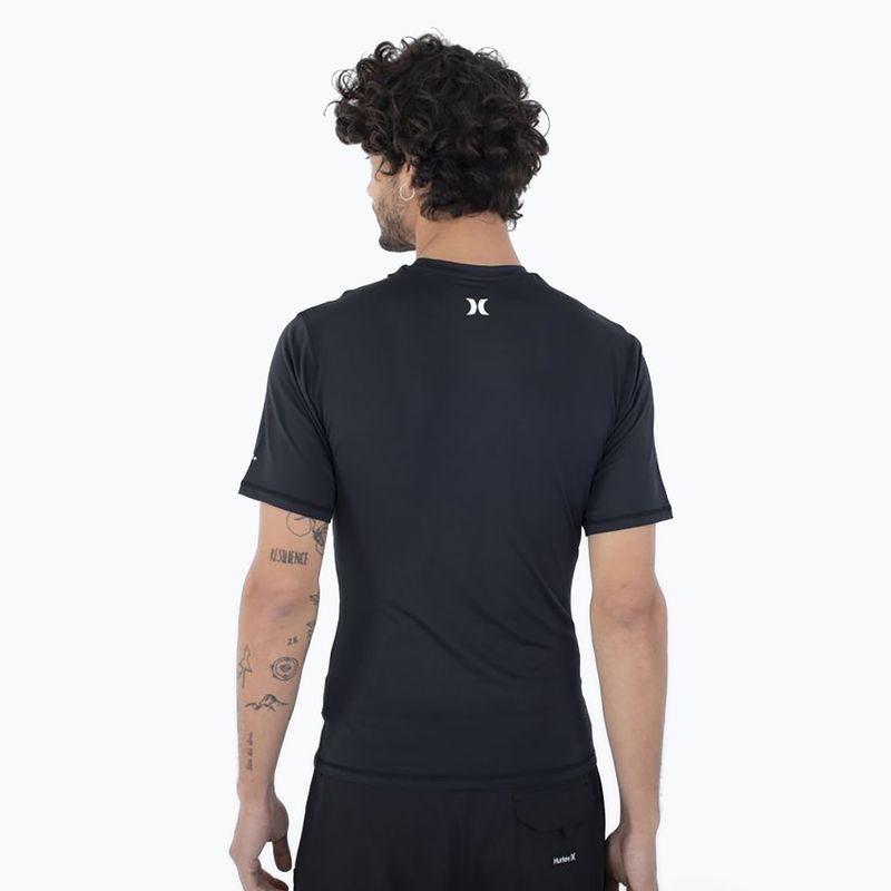 Koszulka męska Hurley O&O Quickdry Rashguard black 3