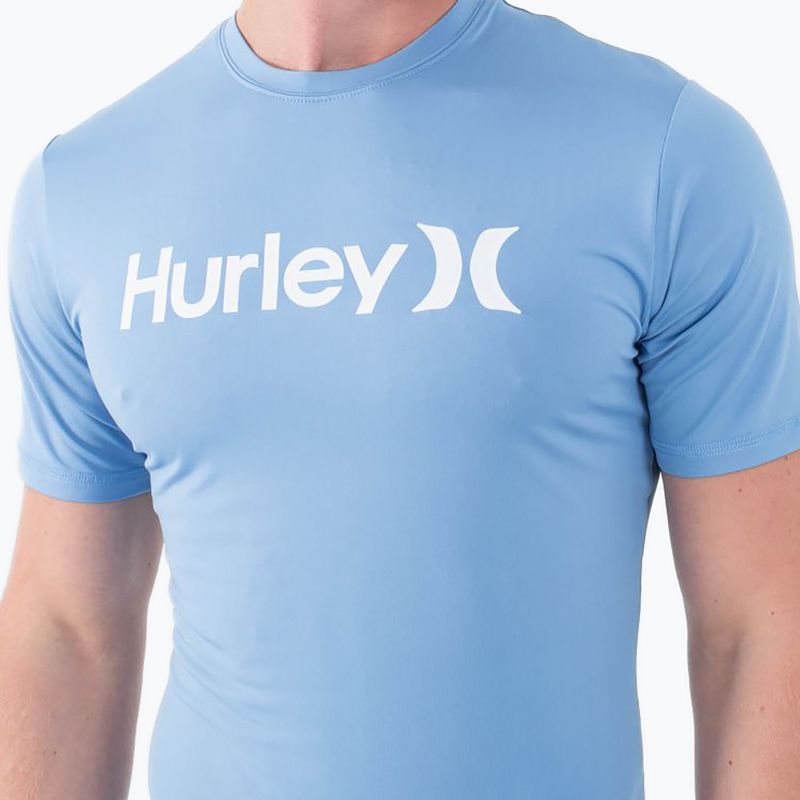 Koszulka męska Hurley O&O Quickdry Rashguard aquifer 5