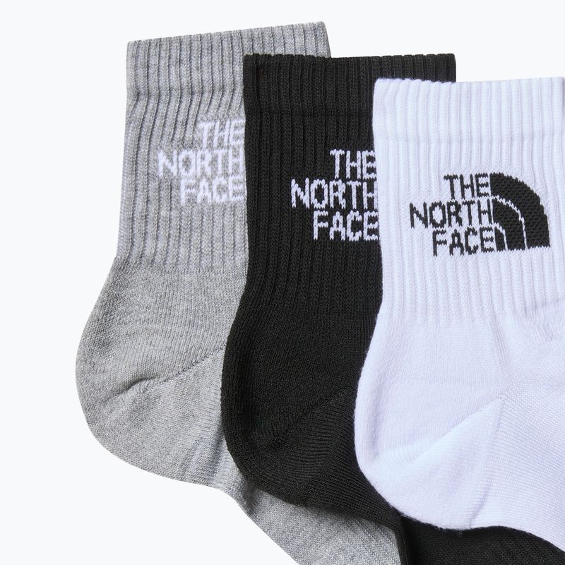 Skarpety The North Face Multi Sport Cush Quarter Sock 3 pary black assorted 2
