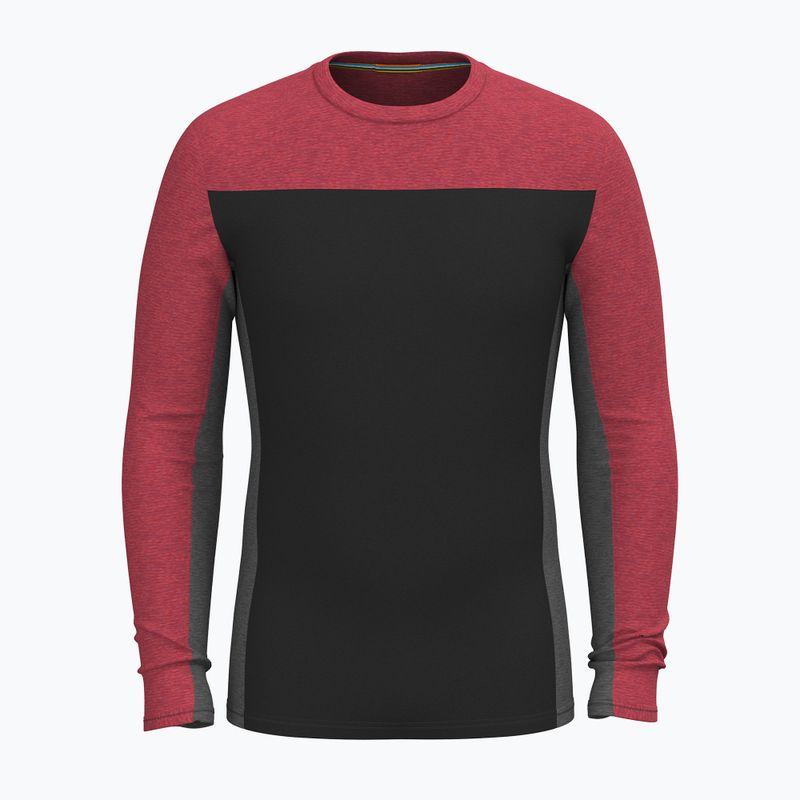 Bluza termoaktywna męska Smartwool Classic Thermal Merino Base Layer Colorblock Crew Boxed 3