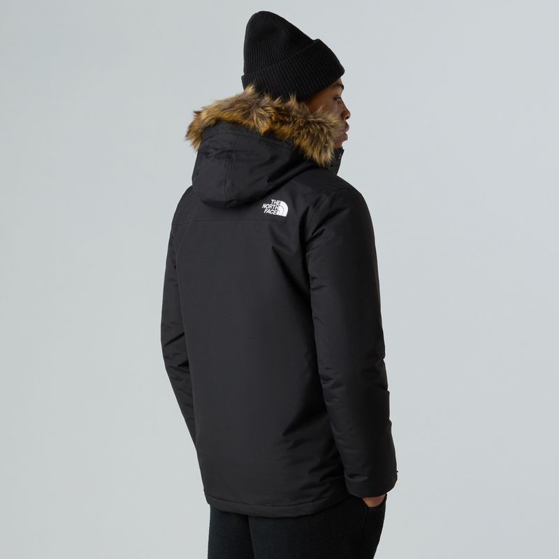 Kurtka ocieplana męska The North Face Zaneck black/black 3