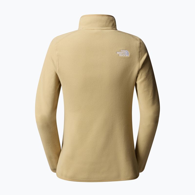 Bluza damska The North Face 100 Glacier 1/4 Zip khaki stone 2