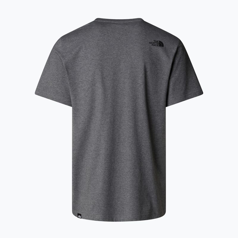 Koszulka męska The North Face Easy tnf medium grey heather 5