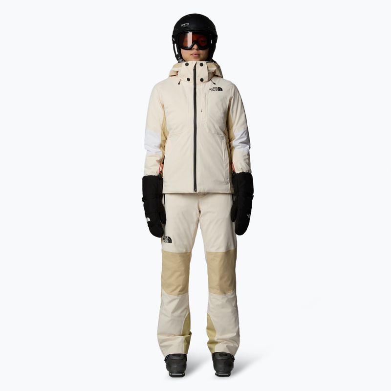 Spodnie narciarskie damskie The North Face Lenado Short white dune 2