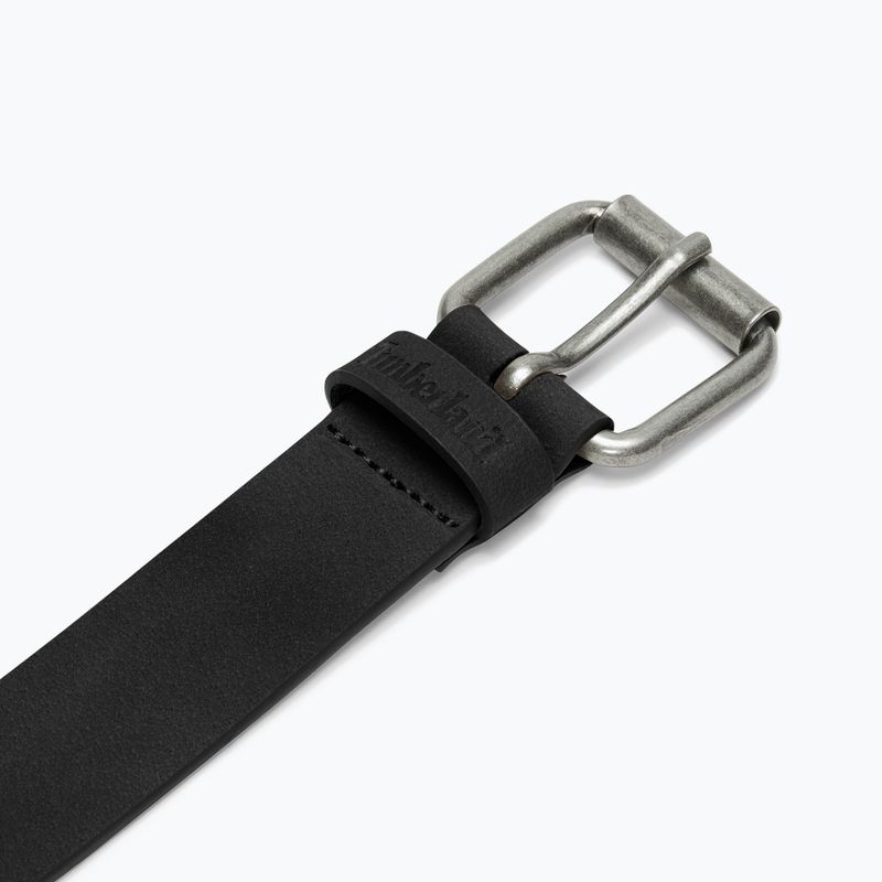 Pasek do spodni męski Timberland 35 mm Nubuck Belt black 2
