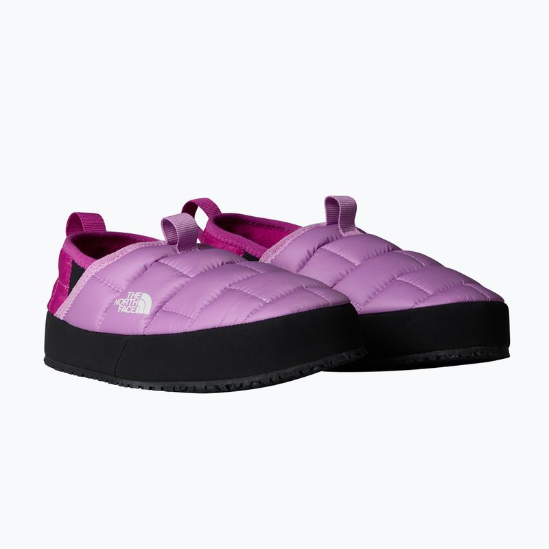 Kapcie dziecięce The North Face Youth Thermoball Traction Mule II dragonfruit/deep mulber 8