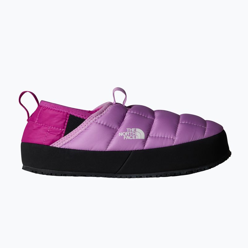 Kapcie dziecięce The North Face Youth Thermoball Traction Mule II dragonfruit/deep mulber 9