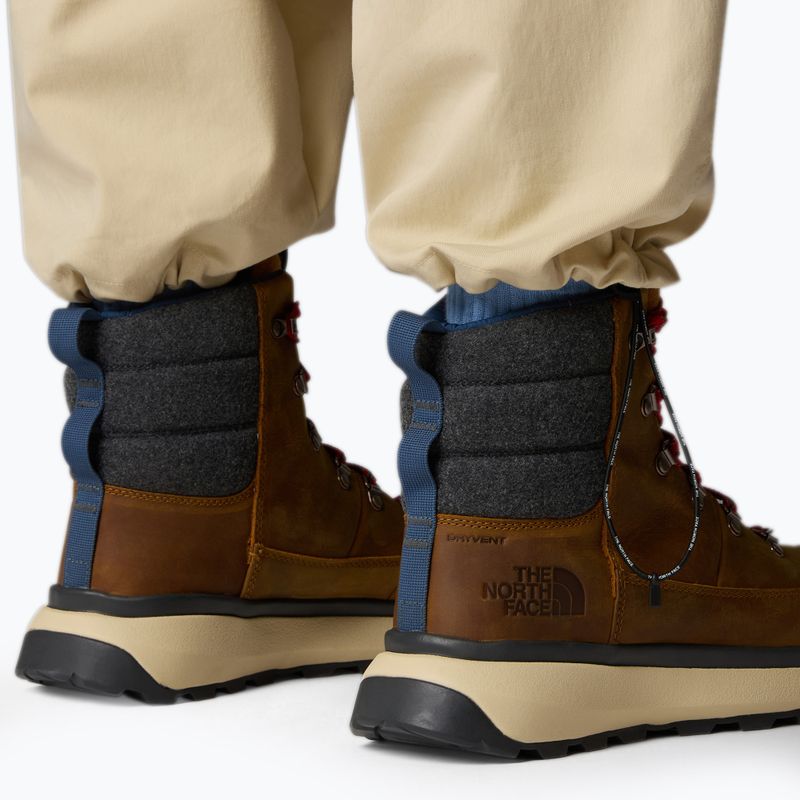 Śniegowce męskie The North Face Bergen Leather WP timber tan/red 13