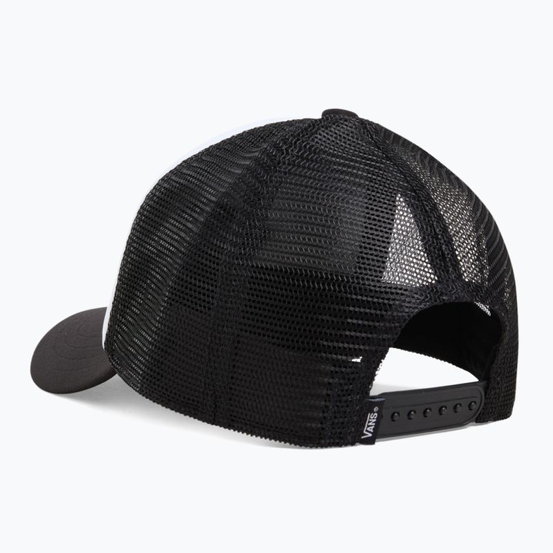 Czapka z daszkiem dziecięca Vans Classic Patch Curved Bill Trucker black/white 2
